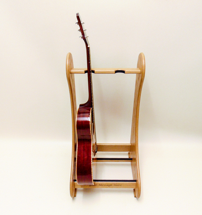 Handmade Multiple Guitar Stand in Real Oak Wood. View our range of classic style stands at www.stand-made.co.uk
