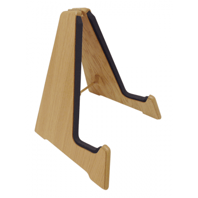 Wooden Guitar Stand for a single Acoustic guitars. Handmade to order. View full range online at www.stand-made.co.uk